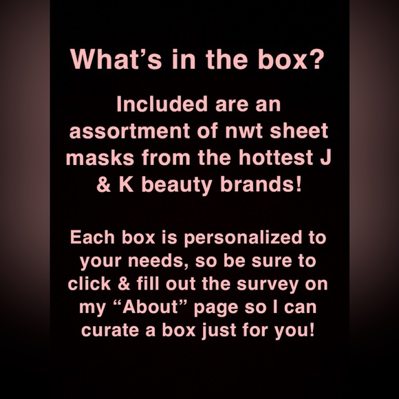 Japanese & Korean Sheet Mask Mystery Box! - Picture 2 of 5